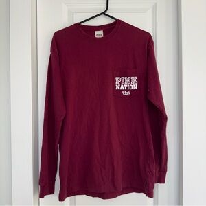 Women’s Maroon Long Sleeve Shirt